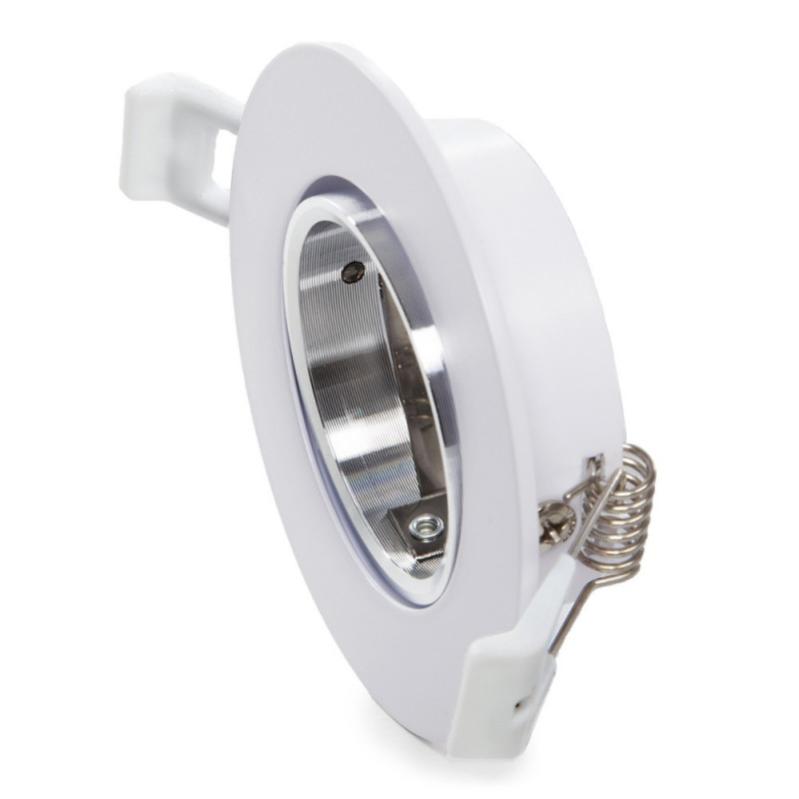 Aro foco downlight circular blanco 92m