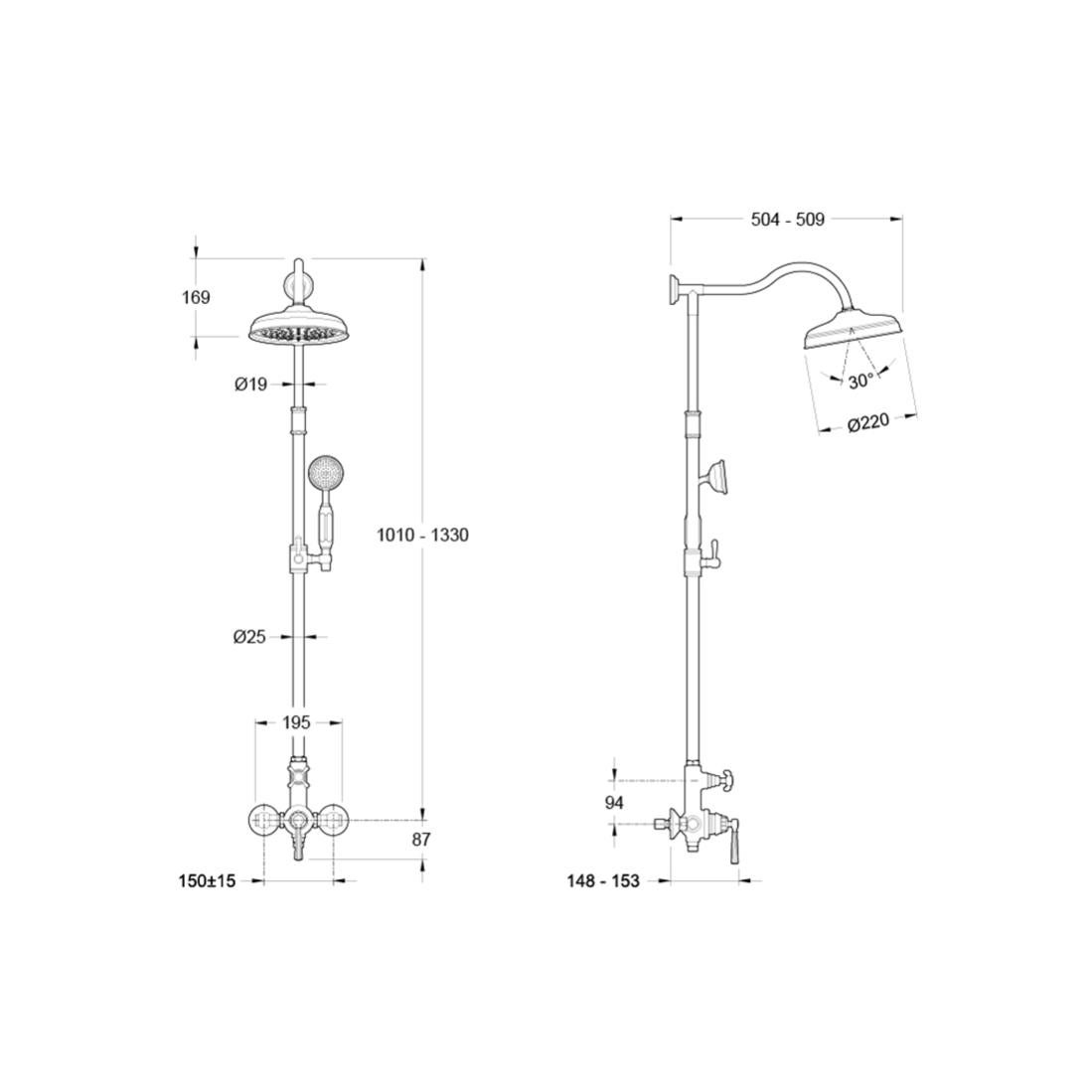 Jacob Delafon Colonne De Douche Cleo, Chrome Leroy Merlin