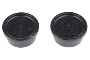 Lot De 2 Bouchons De Rechange Pour Carafe SodaStream Penguin + Crystal - Noir, Compatible Verre Seulement (pas Bouchon Champagne)