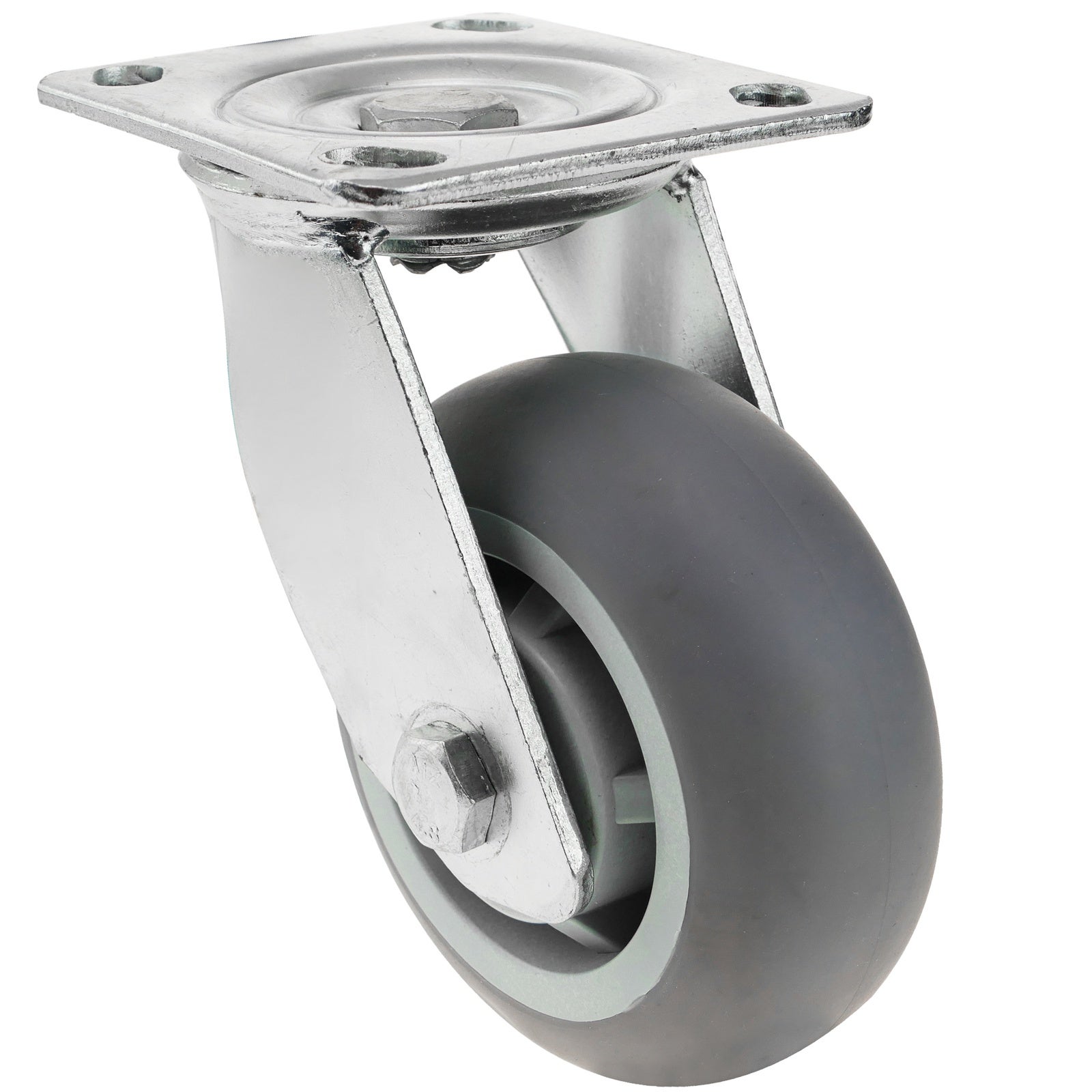 Roulettes pivotantes roue industrielle en polyuréthane sans frein