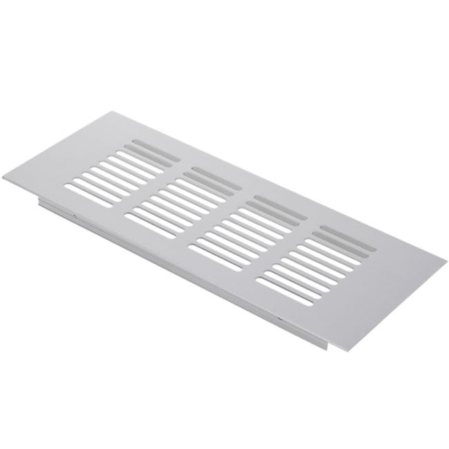 Griglie Ventilazione In Alluminio Alucratis - 2 Pezzi Rettangolari 48x6 Cm, Per Mobili E Locali - Foto 8