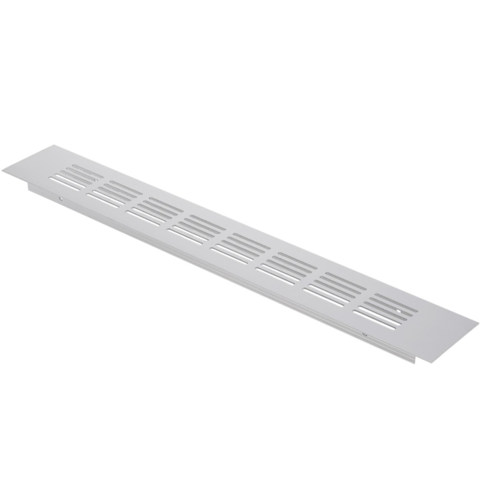 Griglia Di Ventilazione Per Battiscopa Bianca, 396x83 Mm (ingresso 384x75 Mm) - Per Frigoriferi, Lavastoviglie Incassate In Cucina E Bagno