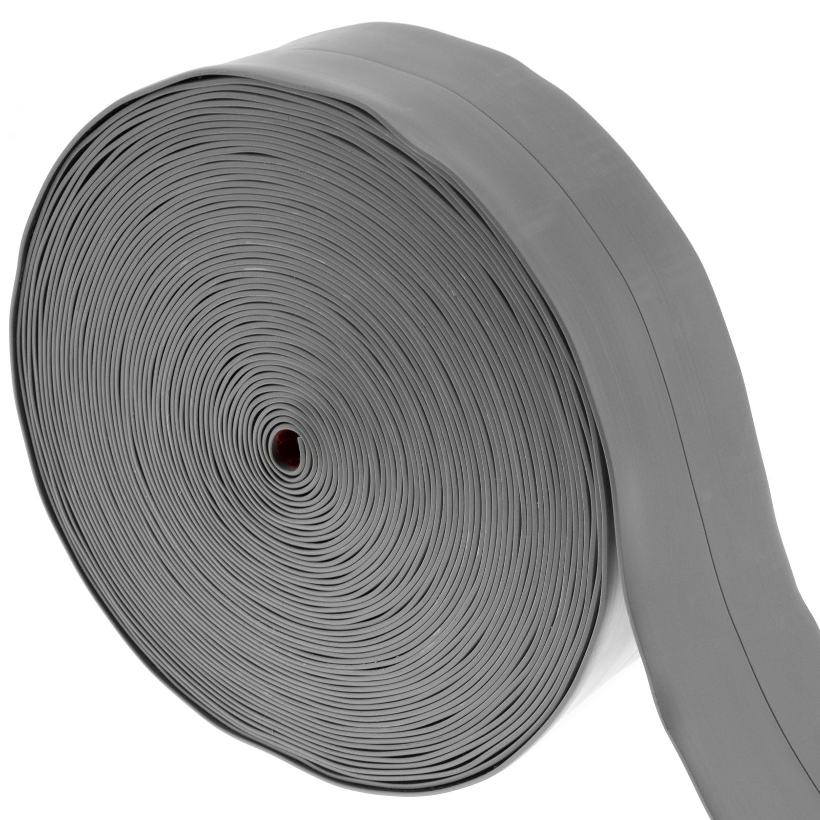 Rodapié flexible autoadhesivo de 19 x 19 mm de longitud de 20 m de color  gris