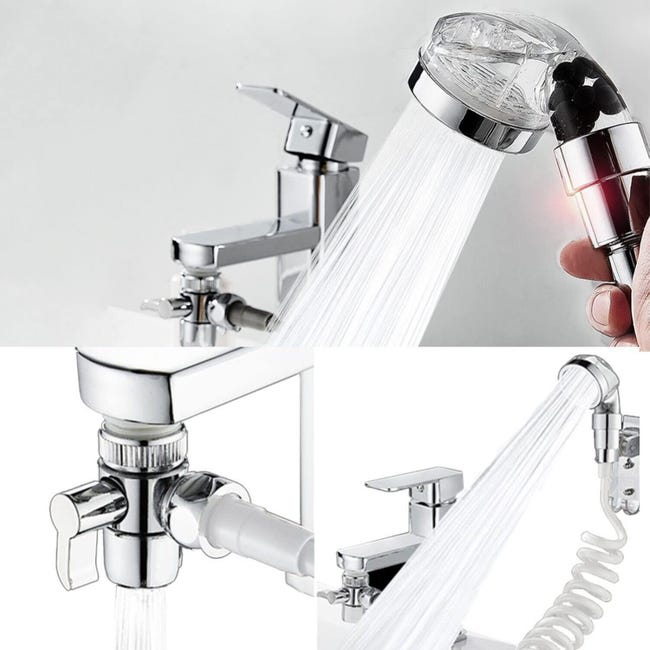 Doccino per lavandino Doccetta rubinetto universale laccio estensibile 150  cm - Masterbrico