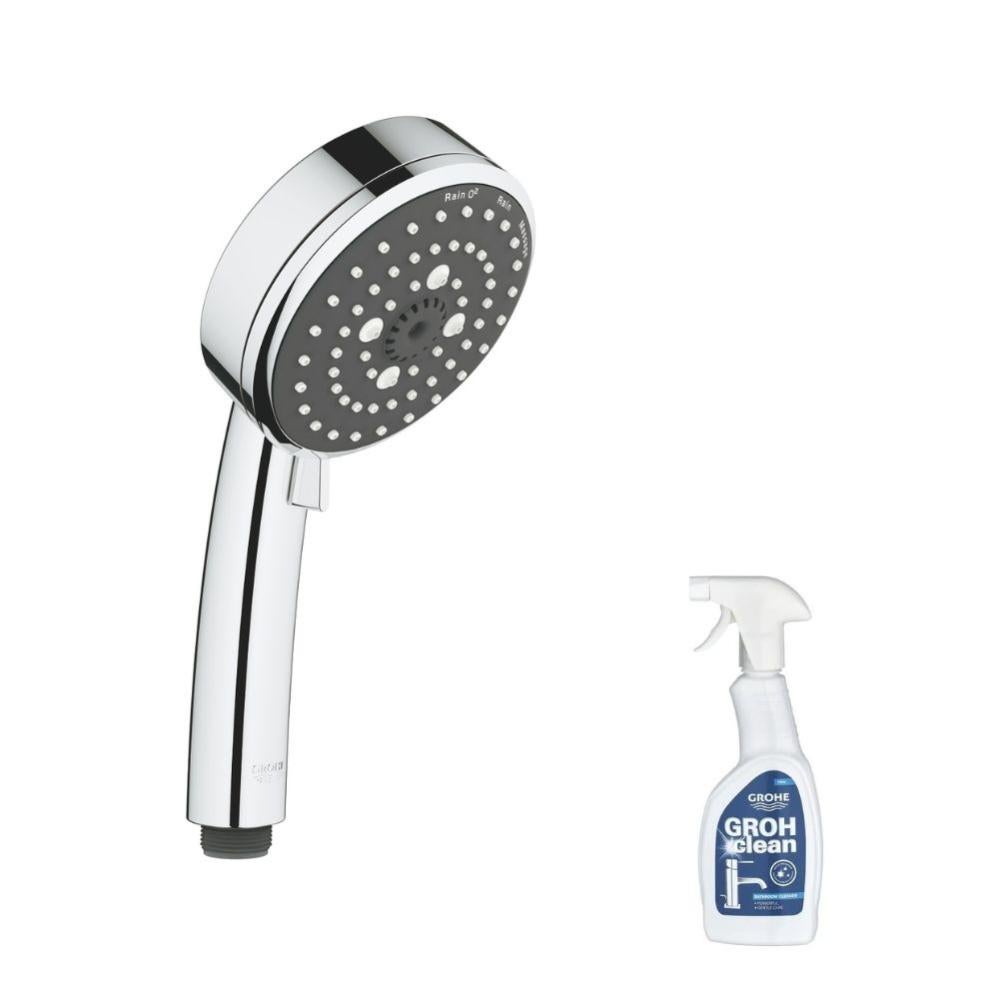 Pommeau de douche GROHE Quickfix Vitalio Comfort 100 3 jets Chromé