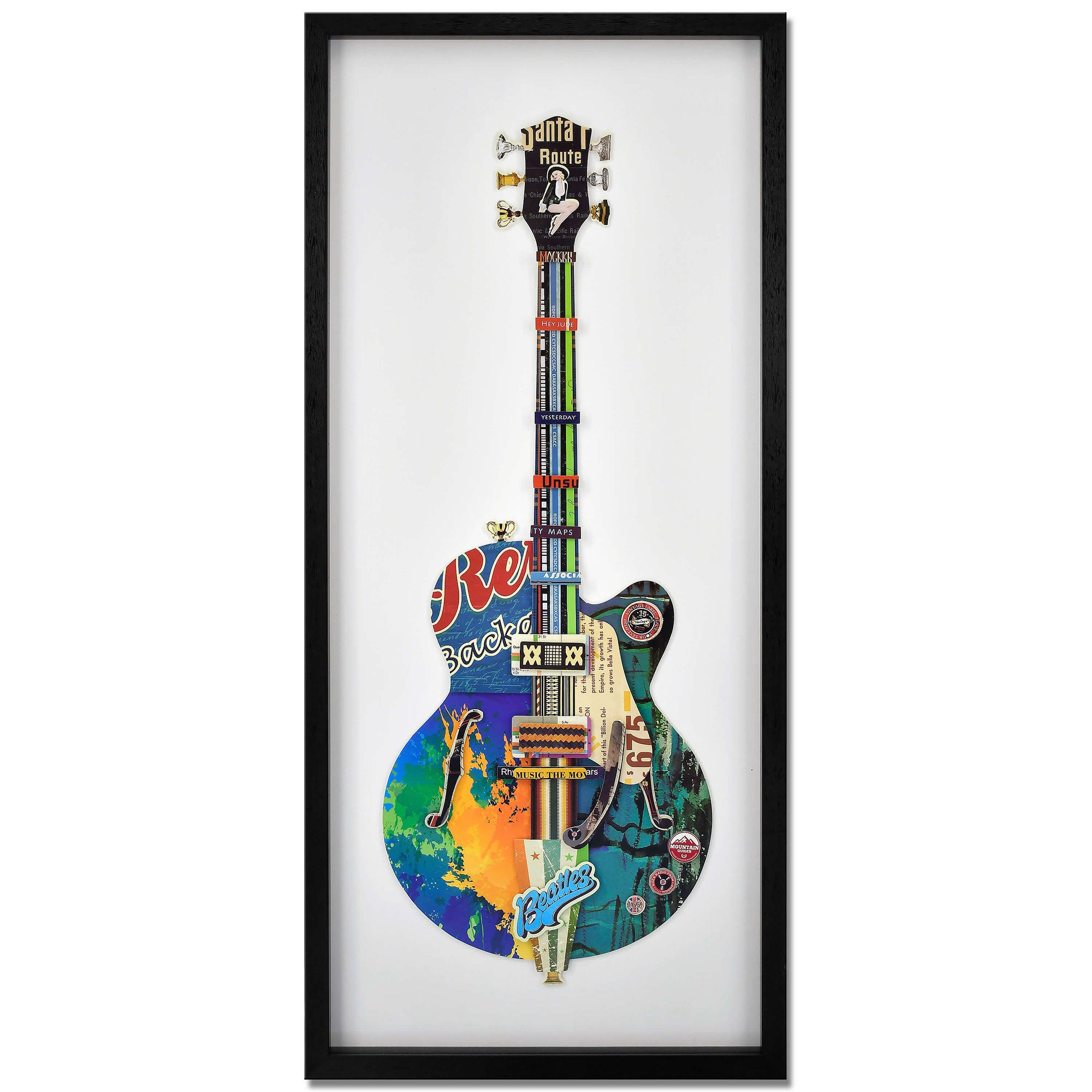 Feuilles Guitare 60 x 40 cm