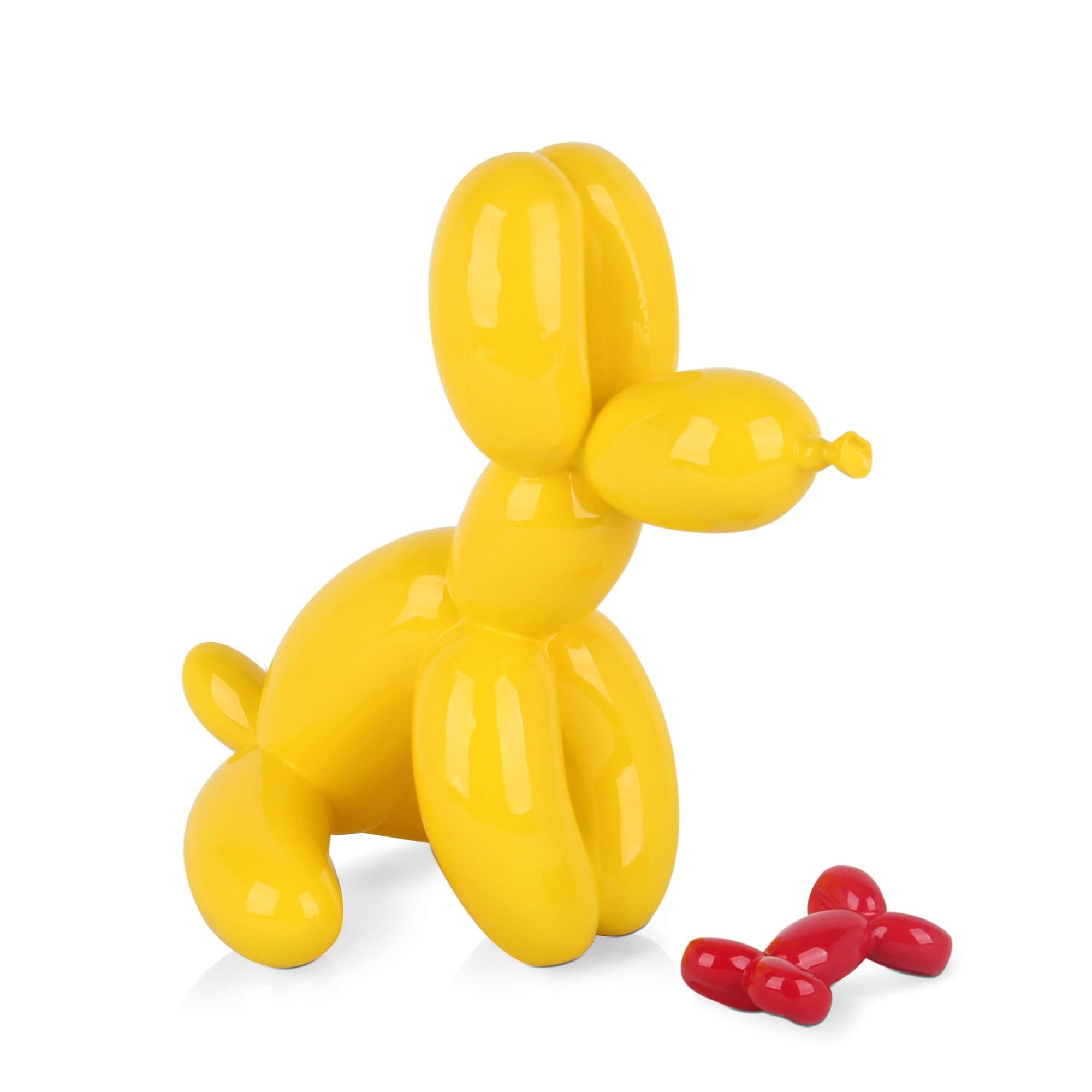 Ornamento Cane Palloncino In Resina – Decorazione Elegante Per Casa, Stile Art Déco