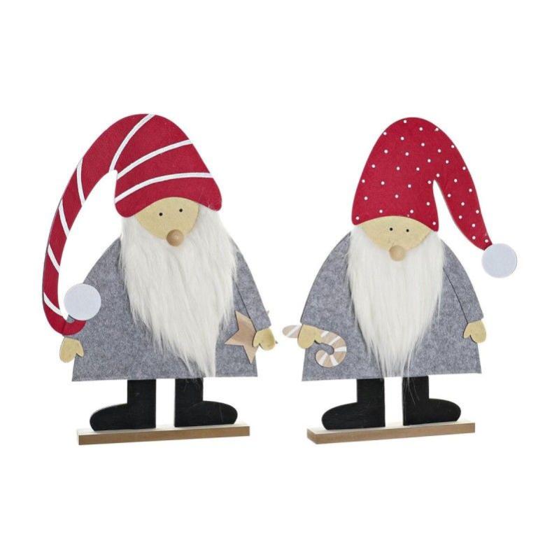 6 Décoratons darbres de Noël en feutre Rouge & Vert Décoratons