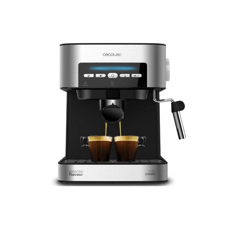 Cafetera express - Cecotec Power Espresso 20, 850 W, 20 bares, 1.5