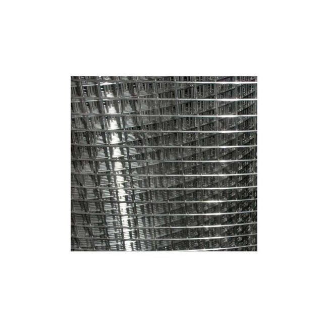 Malla Metalica, 1X5M, Composición 100% Acero Galvanizado, Alambre  Electrosoldado, Malla Para Cercos, Reticula 13X13MM