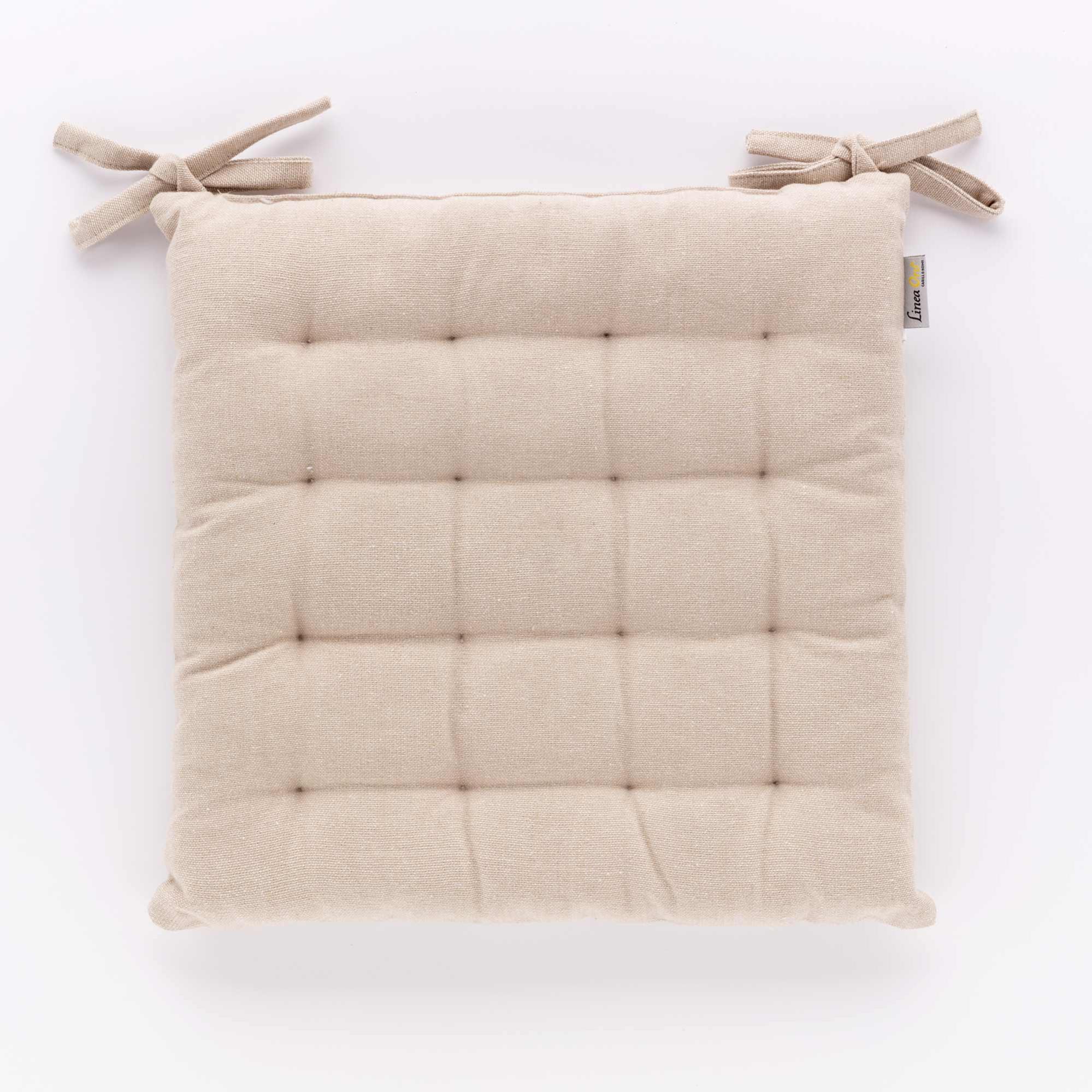 Coussin De Sol Coton (50 X 50 Cm) Pixel Jaune Moutarde - Déco Textile - Foto 3