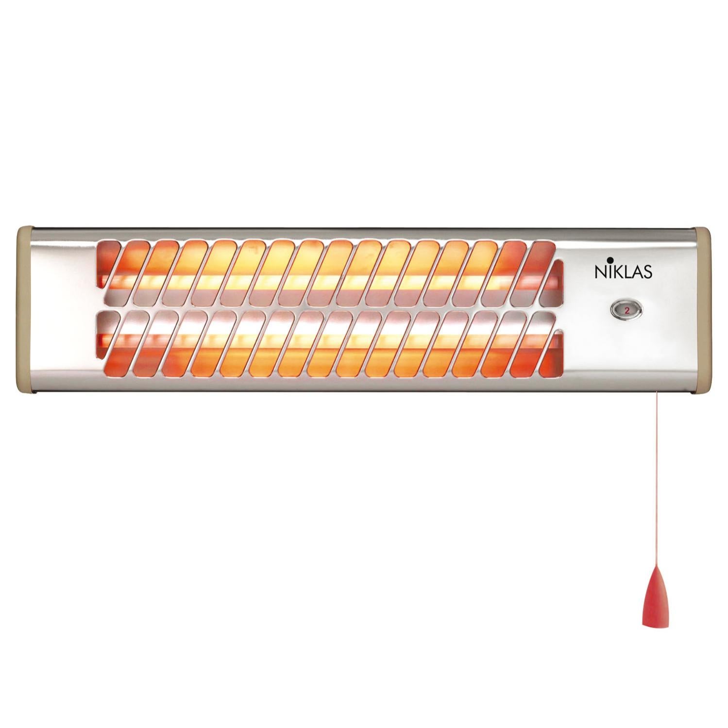 STUFA ELETTRICA AL QUARZO 2 ELEMENTI 600/1200 WATT VINCO 70157 C/SISTEMA SICUREZ