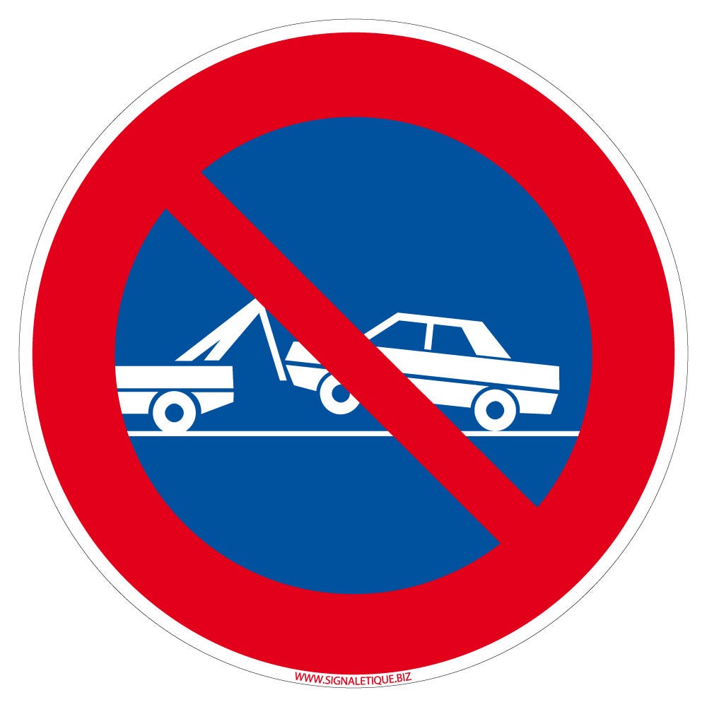 Panneau de sécurité stationnement interdit autocollant - RETIF