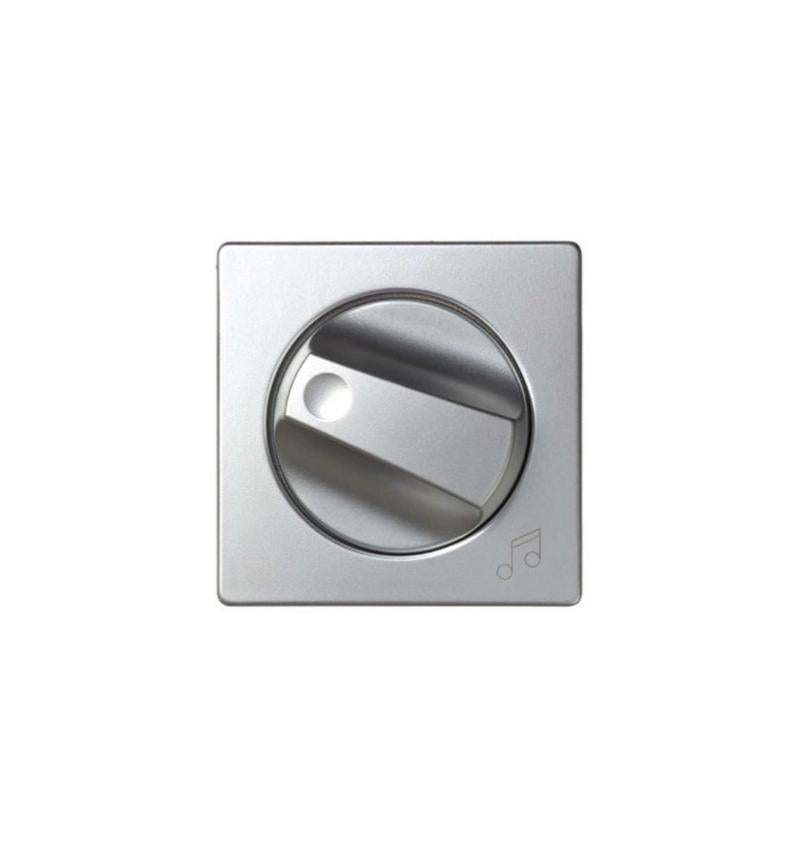 2 Manopole Per Potenziometro, Asta Zigrinata, Alluminio Argentato, Superficie Liscia, Uxcell