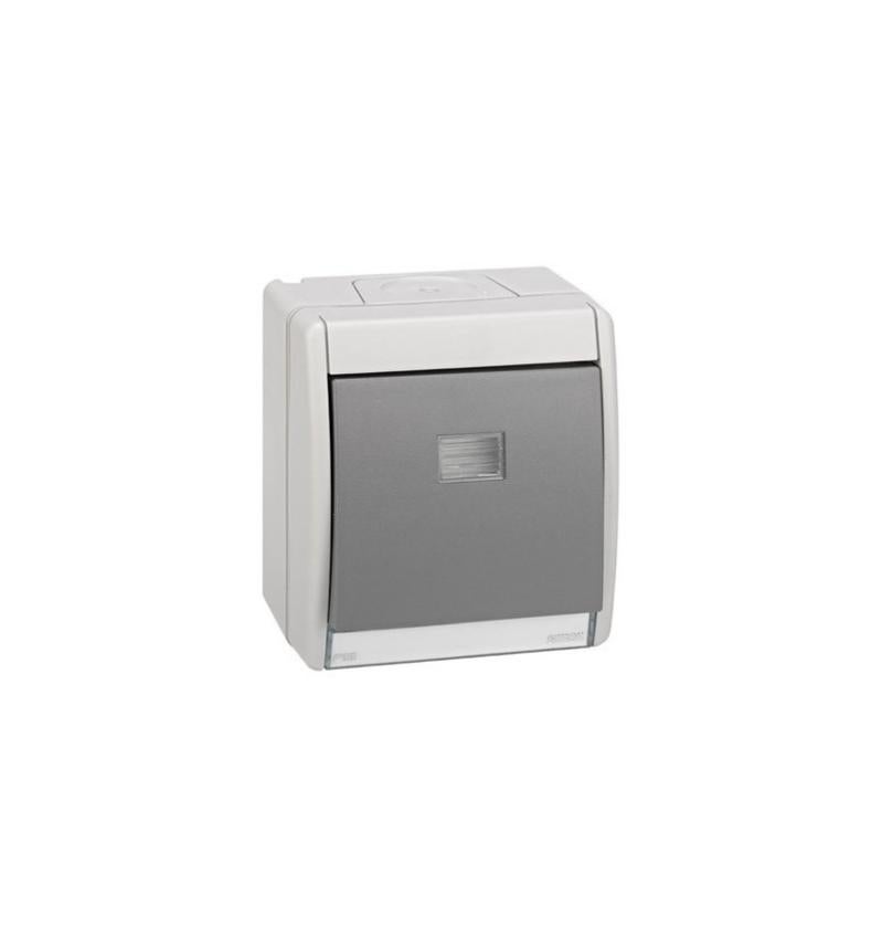 Interruttore On/Off 16A 230V IP55 Impermeabile Con 4 Contatti - Trade-Shop (DKLD DZ-6 / YH02-A)
