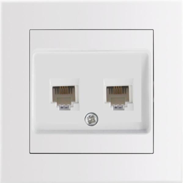 RiteAV - 2 HDMI And 1 Cat5e White Ethernet Port Wall RiteAV - 2 HDMI And 1 Cat5e White Ethernet Port Wall