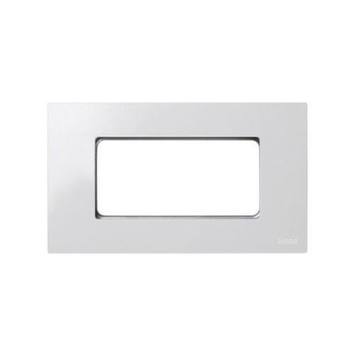 5x5 Cornice scatola ombra con retro in lino, robusta vetrina rustica di fiori, immagini, medaglie e altro, bianco invecchiato