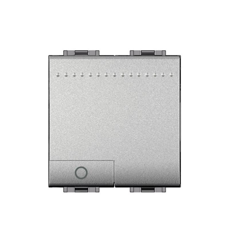 Bouton poussoir avec symbole lampe et 2 modules TECH BTICINO Leroy — free download