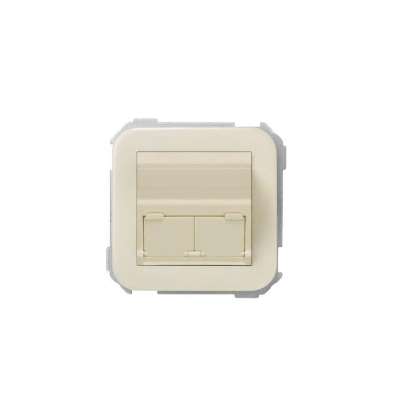 Adaptador universal 2 conector Simon 31 marfil - SIMON | Leroy Merlin