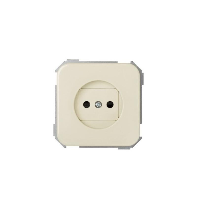 Base enchufe 2P seguridad Simon 31 marfil - SIMON | Leroy Merlin