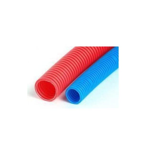 Tubo Intrecciato Silicone Rinforzato Rosso Blu Acqua Olio Carburante - Foto 2