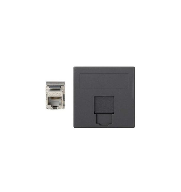 Placa Solaris Acero Inox Con Gris Con Dimmer - La Nueva Eléctrica - Foto 6