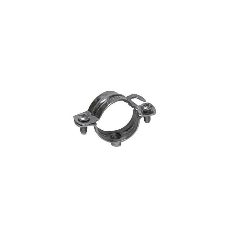 Morsetto Per Cavo D'Acciaio Zincato, 3/10,2 Cm (3230BC), Staffa A Sella In Ferro Malleabile, Per Formare Occhielli, Confezione Standard - 5