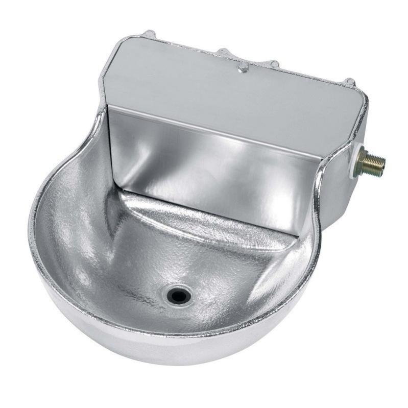 Abbeveratoio Automatico Per Animali MUYIRTED - Acciaio Inox, Valvola Ottone 1/2", 2.5L Per Cavalli, Bovini, Pecore