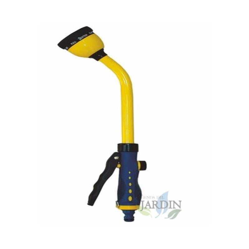 Tatay Kit Irrigazione Con Pistola 7 Gettoni - 2 Raccordi Rapidi E Adattatore Rubinetti, Anti UV Soft Touch