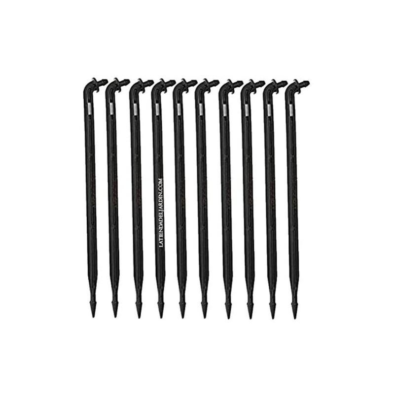 Rubinetto Per Irrigazione Abrisa – Raccordo Per Tubo Agricolo Da 16mm, 5 Pezzi, Colore Nero - 4