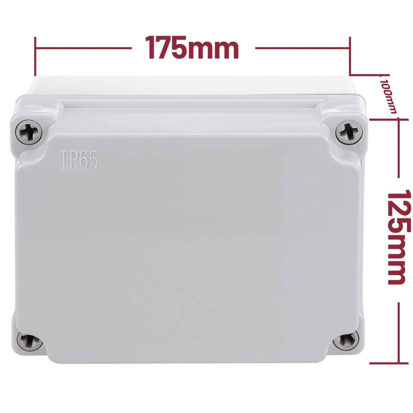 Scatola rettangolare a superficie stagna con protezione IP65 175x125x100mm - 4