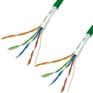Casco telar sobras Cable red Ethernet y conector RJ45 | Leroy Merlin