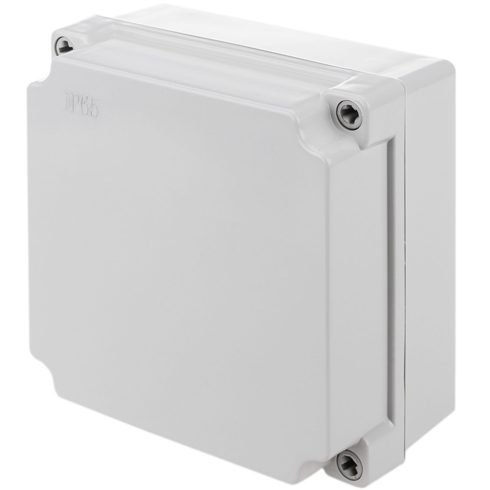 Boitier Electrique Etanche Exterieur Leroy Merlin Boîtier étanche rectangulaire avec protection IP65 200x200x100mm | Leroy Merlin