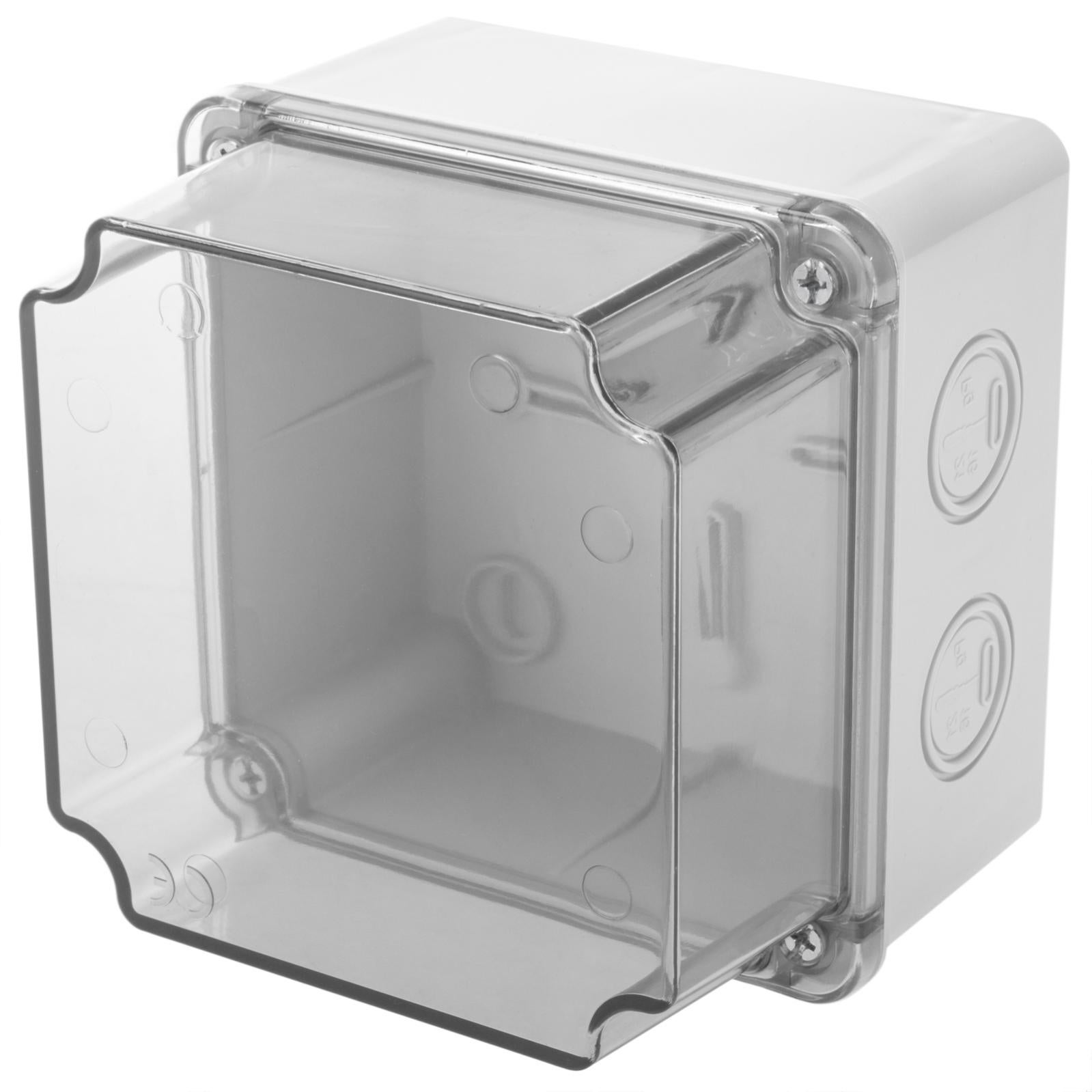 Boîtier étanche rectangulaire transparent avec protection IP44 LSZH — free download