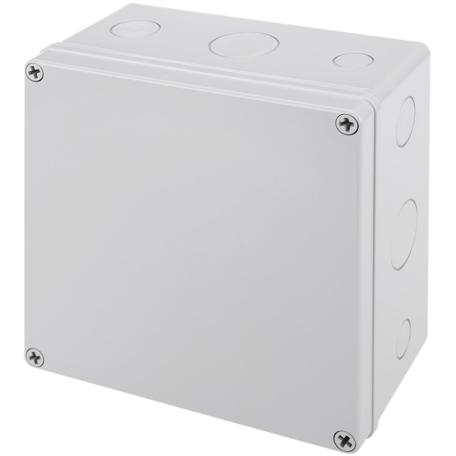 Caja Estanca Cuadrada 300x250x120mm - 12 Entradas Para Interior/Exterior
