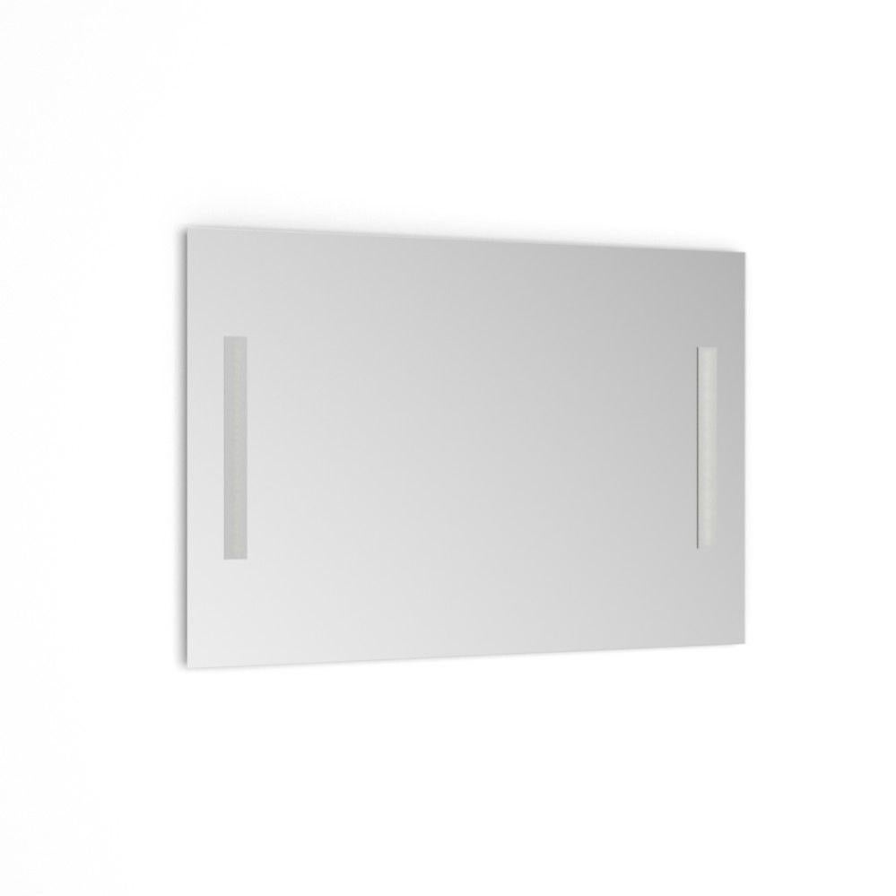 AICA 100 x 60 cm Specchio da bagno rettangolare a LED con Bluetooth + lente d'ingrandimento