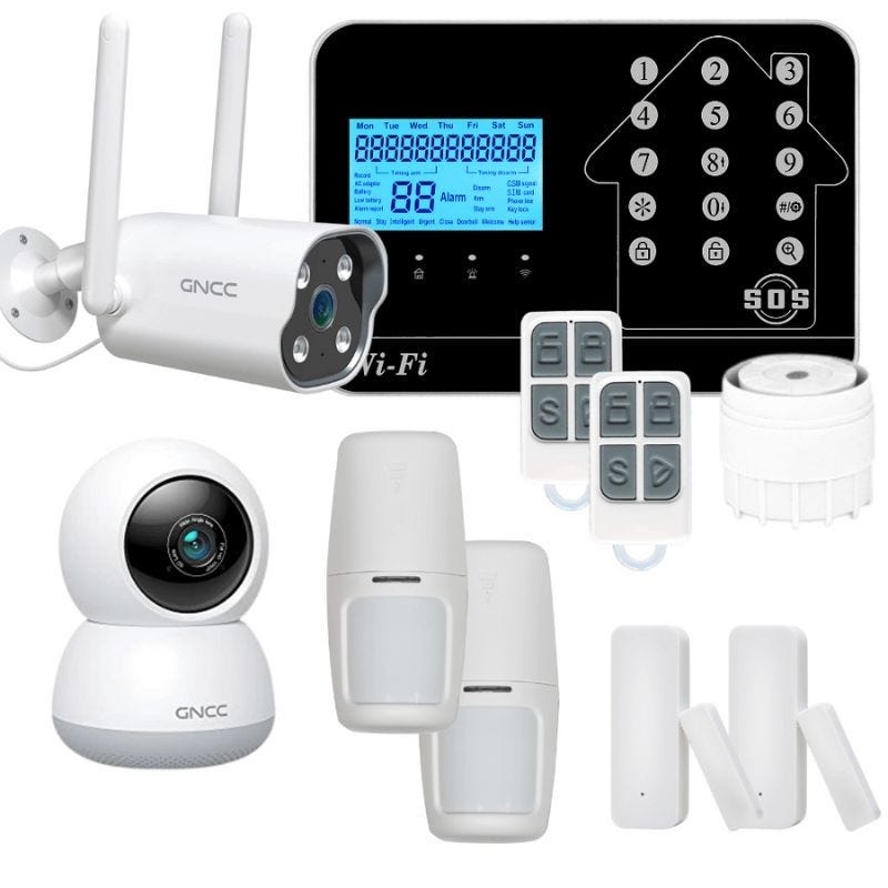 GSM et PSTN voix sans fil système d'alarme, maison de système d'alarme sans  fil, système d'alarme maison sans fil, GSM et PSTN kit d'alarme, système de  sécurité d'alarme