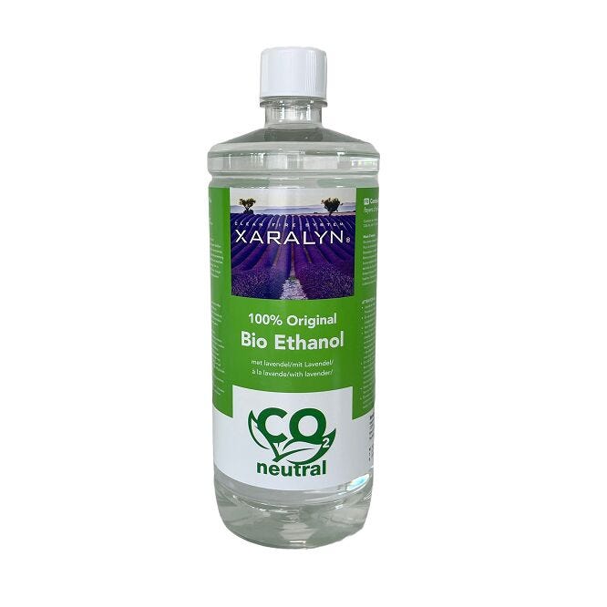 12 bouteilles de bioéthanol liquide Ethaline de 1 litre de