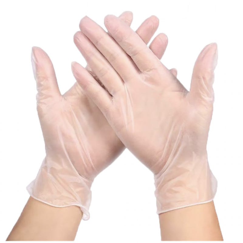 Gant de protection en vinyle stretch Prosyntil® - boîte 100 gants - M - L -  XL