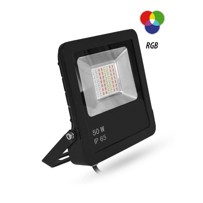 Miidex Lighting - Projecteur Exterieur LED 30W 4000°k Plat gris