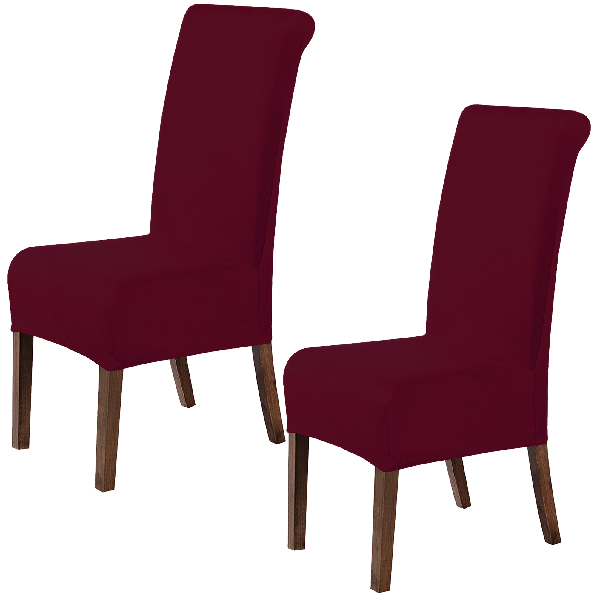 Lot de 2 housses de chaises avec dossier antitaches Alba Leroy Merlin