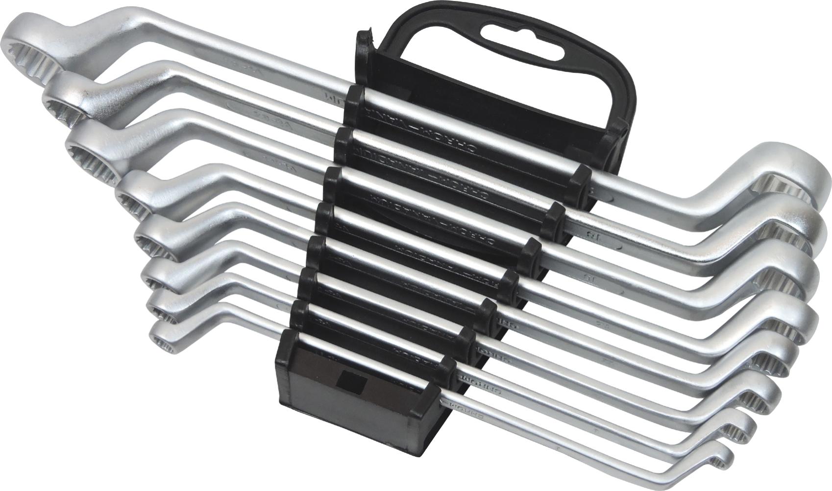 Jeu de 8 clés polygonale double en acier chrome vanadium - 8 pièces ...