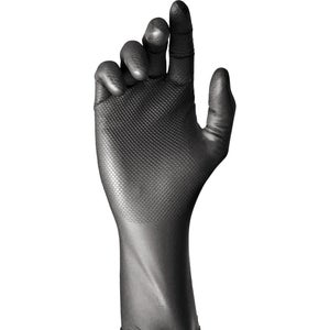 Gant jetable noir - Vendu par 100 - M - Black mamba