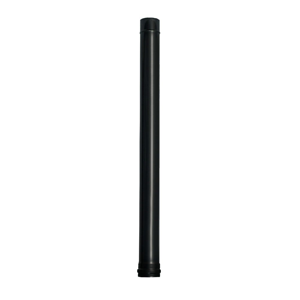 Wolfpack Tubo de Estufa Pellet Acero Vitrificado Negro Ø 80 mm. Longitud  100 cm. Estufas de Leña, Chimenea, Alta resistencia