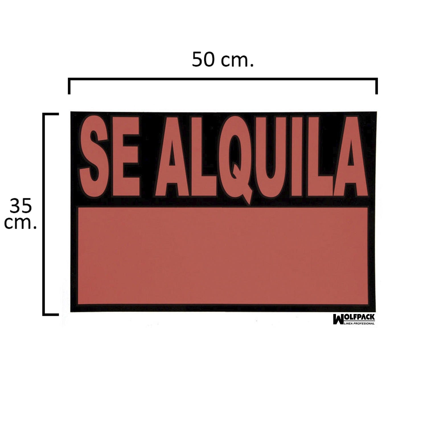 Cartel De Se Alquila Cartel Se Alquila 50x35 cm. | Leroy Merlin
