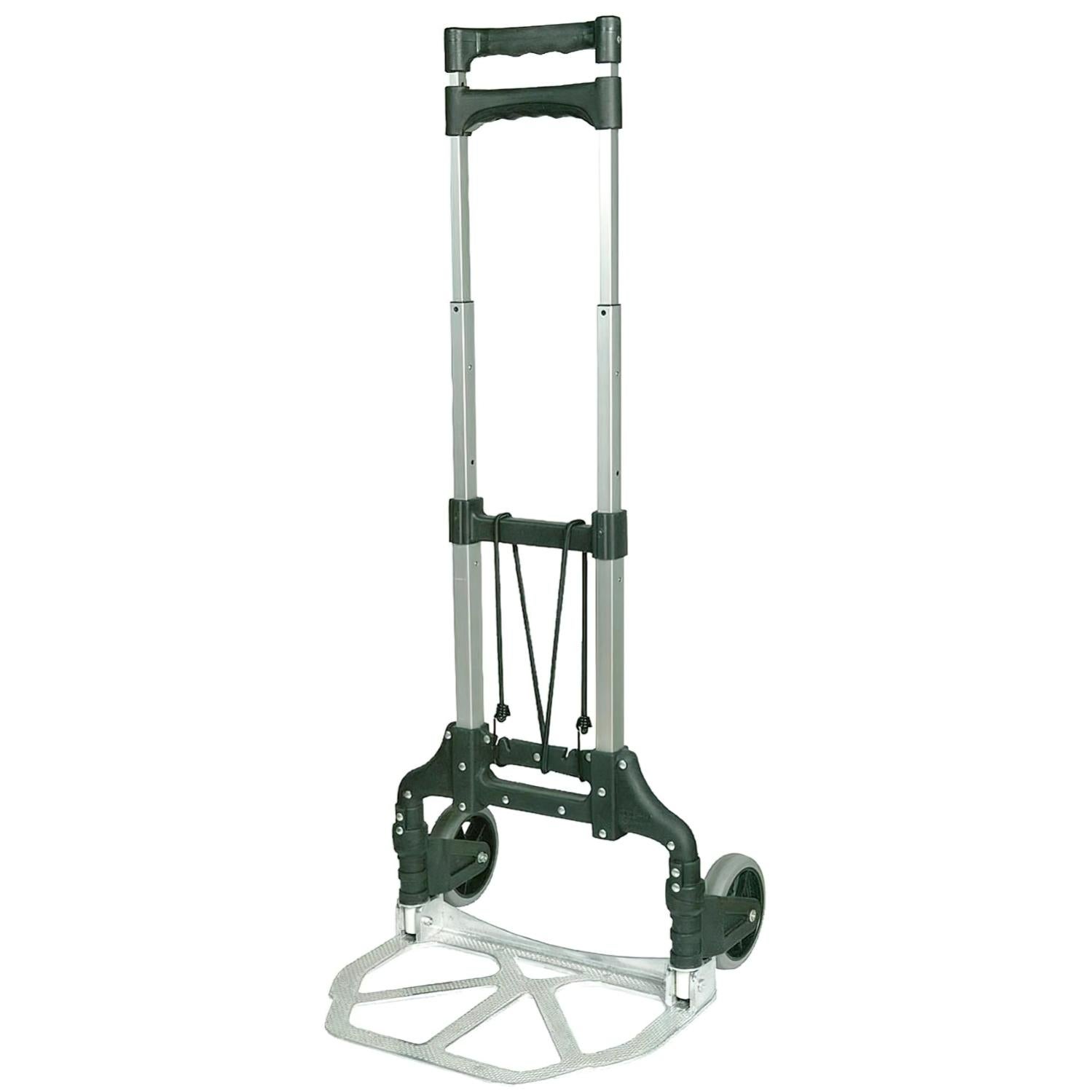Diable Pliable 4 Roues En Aluminium - 60kg Capacité - Chariot Léger Pour Déménagement & Transport