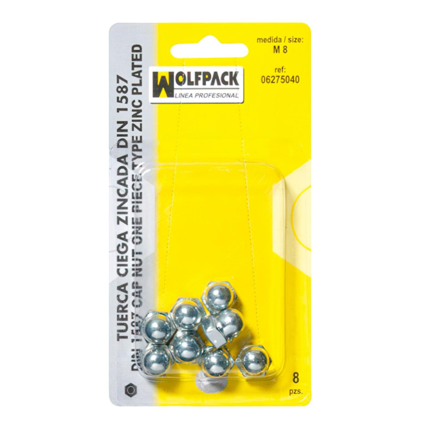 Dadi a Cappello Din 1587 M3 fino a M14 V2A Acciaio Inox 5 Pezzo 10 Pezzo 20 Pezzo in Acciaio Inox Dado Esagonale - 5 Pezzo, 5 Stück M16