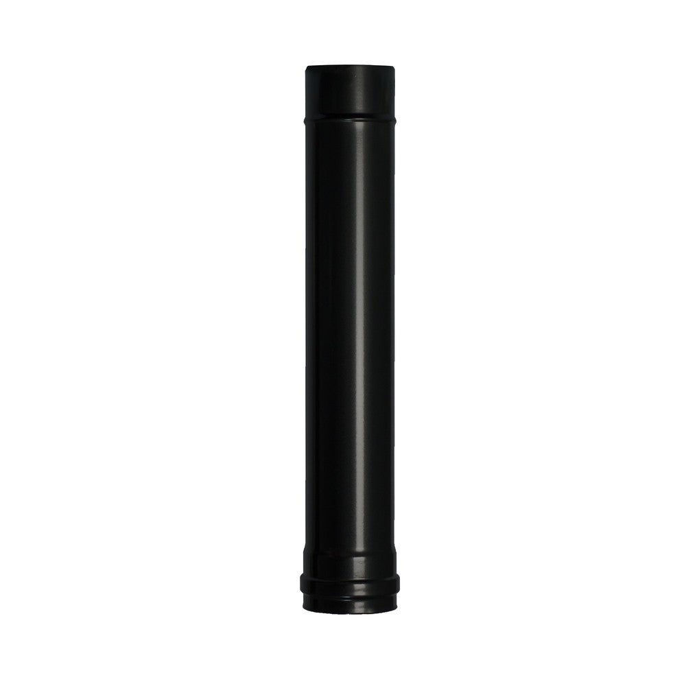 Wolfpack Tubo de Estufa Pellet Acero Vitrificado Negro Ø 80 mm. Longitud  100 cm. Estufas de Leña, Chimenea, Alta resistencia, W