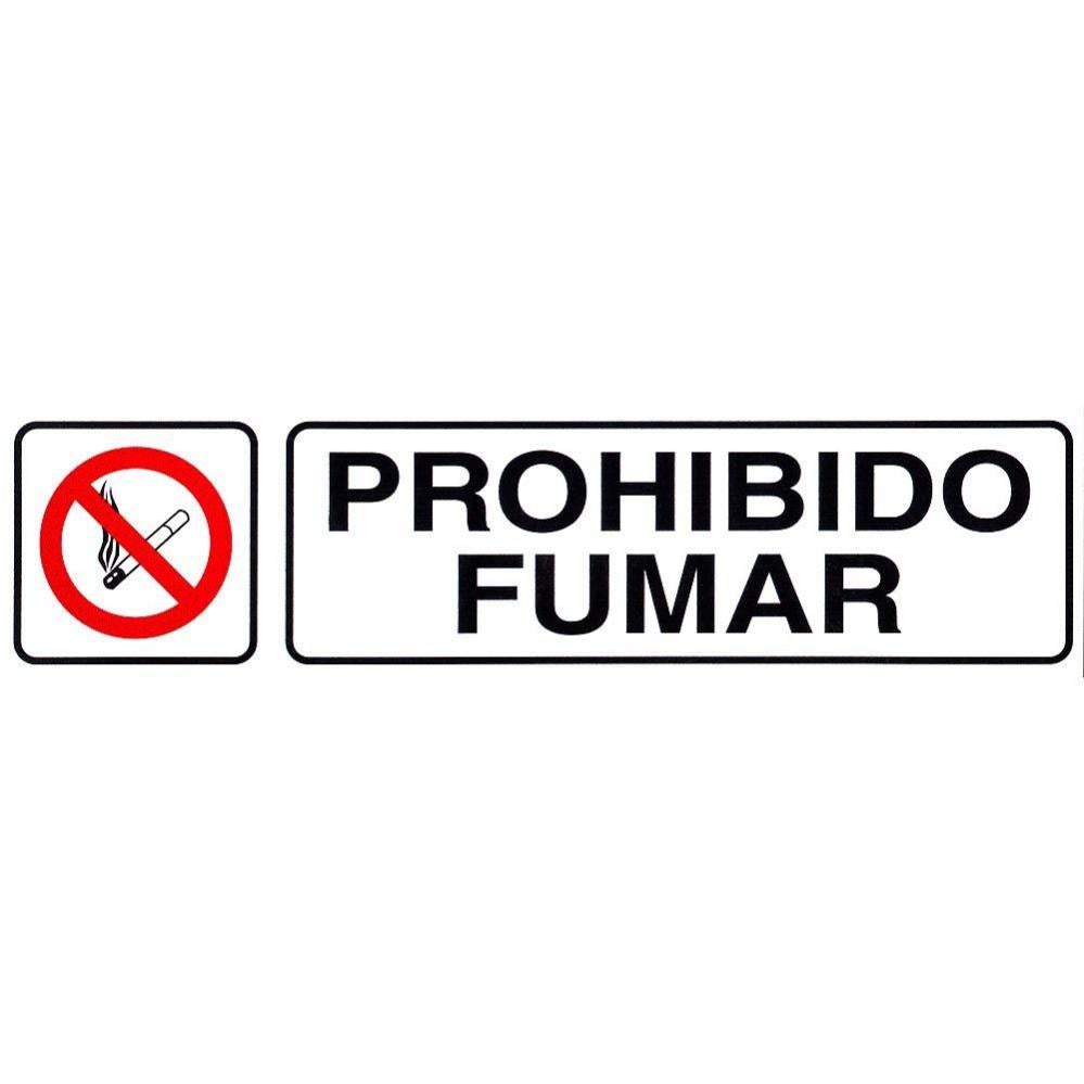 Rotulo Adhesivo 250X63 Mm. Prohibido Fumar