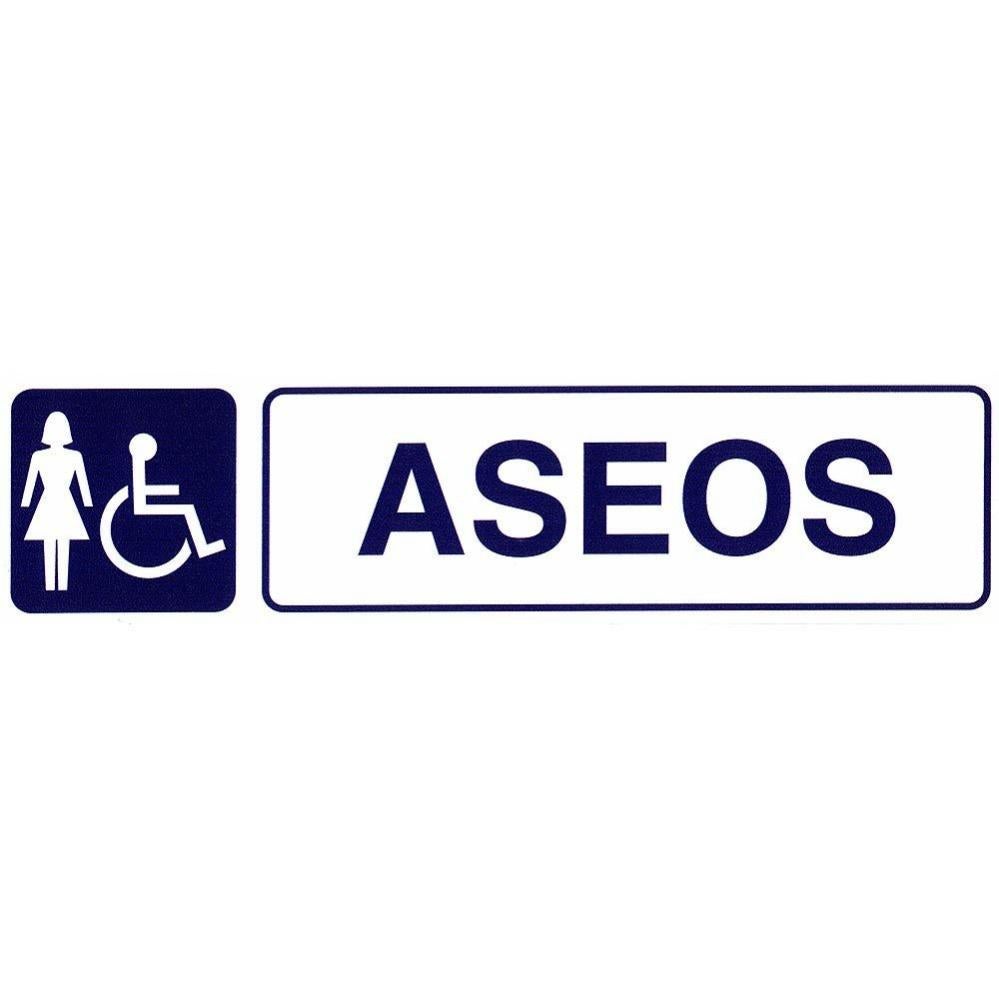 Rotulo Adhesivo Aseos Minusvalidos+Mujeres 250X63 Mm. En Oferta Rotulo Adhesivo Aseos Minusvalidos+Mujeres 250X63 Mm.